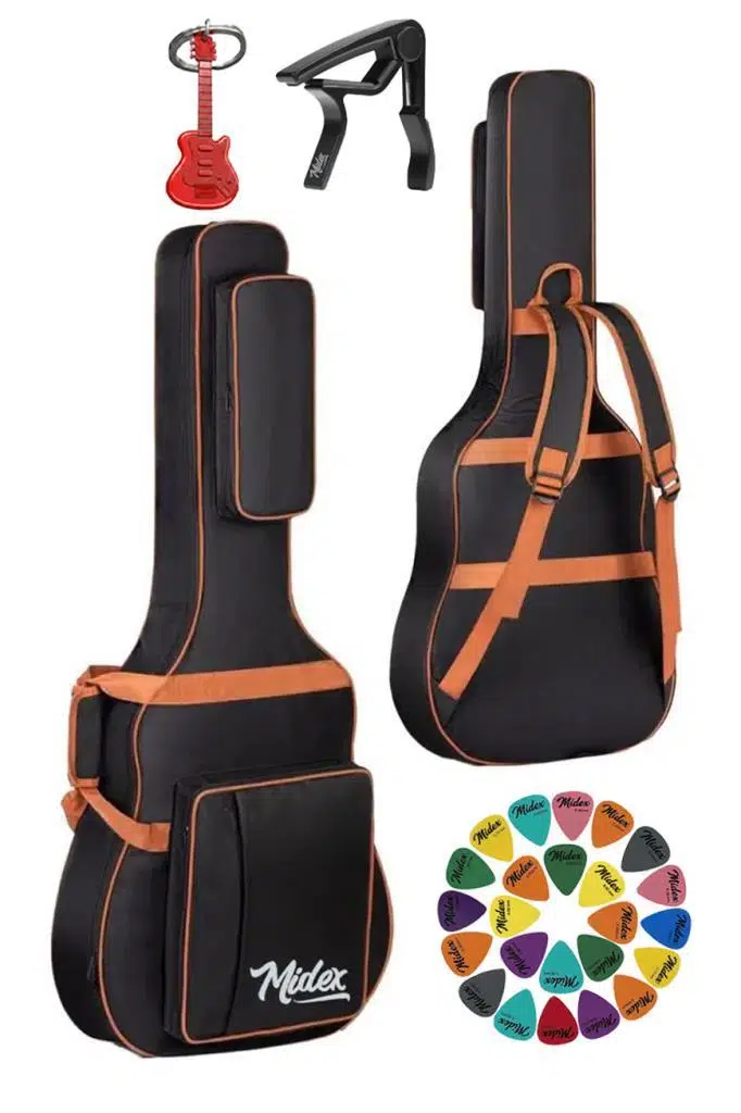 Midex CS-89 Soft Case Klasik Gitar Çantası Gigbag Kalın