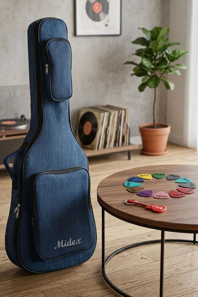 Midex CS-89BL Özel Tasarım Softcase Klasik Gitar Çantası Gigbag Kılıf (101 cm)