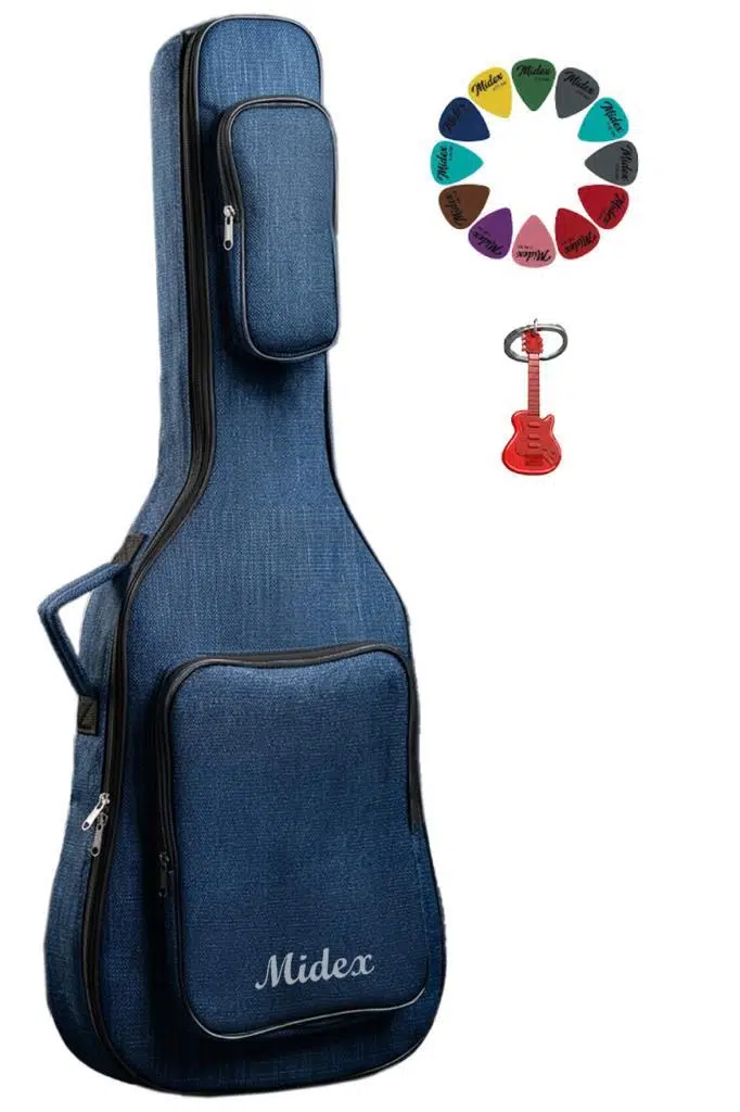 Midex CS-89BL Özel Tasarım Softcase Klasik Gitar Çantası Gigbag Kılıf (101 cm)