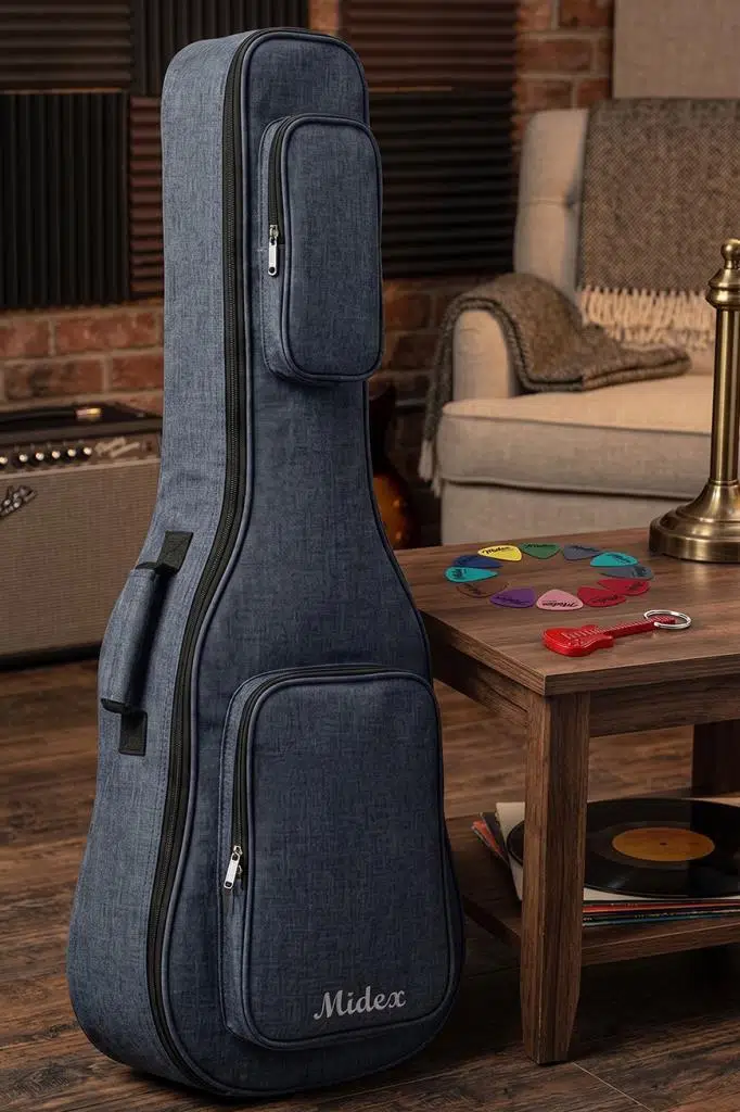 Midex CS-89DBL Özel Tasarım Softcase Klasik Gitar Çantası Gigbag Kılıf (101 cm)