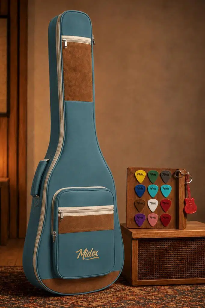 Midex CS-95BL Özel Tasarım Softcase Klasik Gitar Çantası Gigbag Kılıf (101 cm)