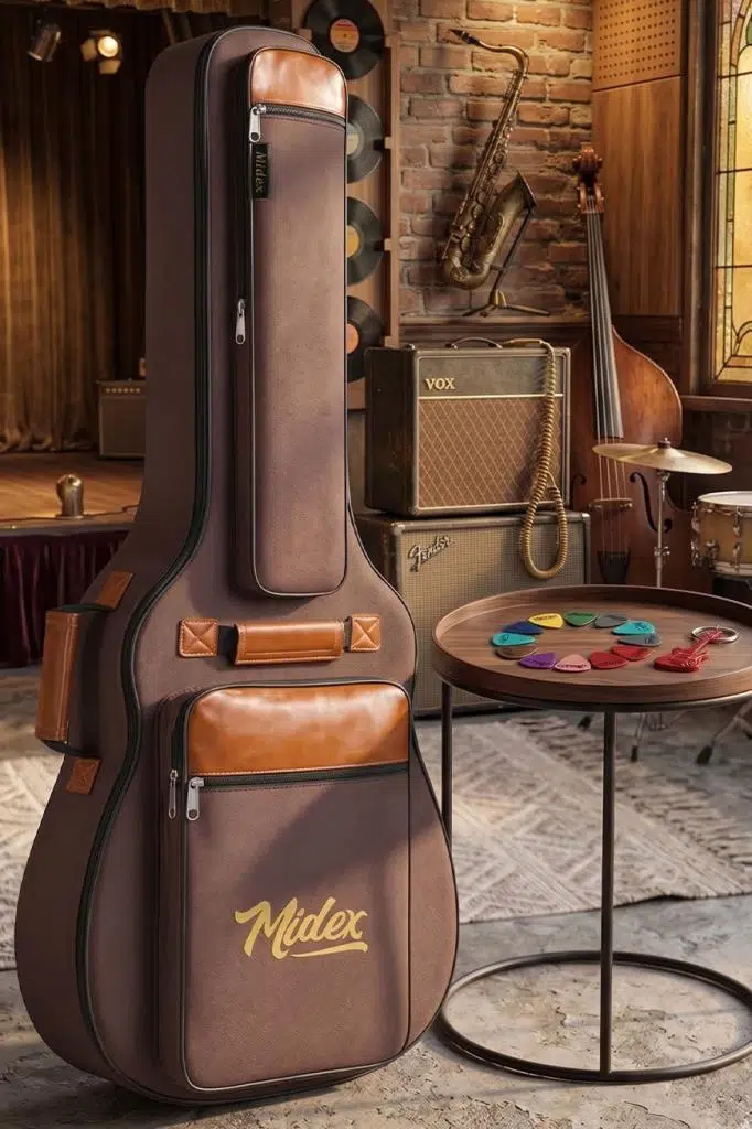 Midex CS-95BRW Özel Tasarım Premium Softcase Klasik Gitar Çantası Gigbag Kılıf (101 cm)