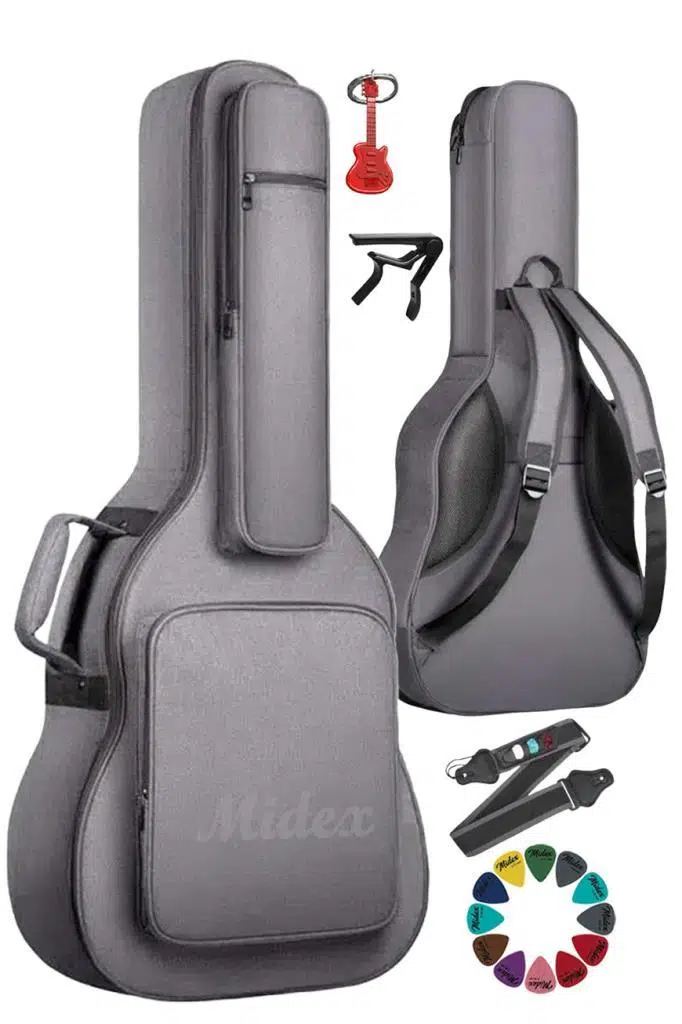 Midex CSA-90PAK Case Klasik Gitar Soft Case Gigbag Kalın Çanta Kılıf (Full Set)