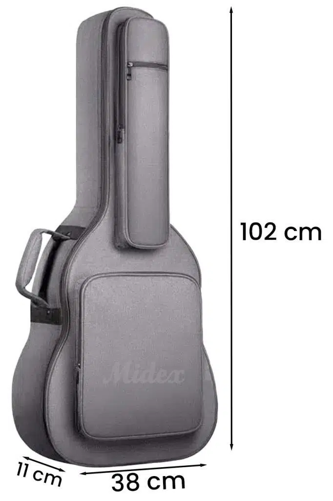 Midex CSA-90PAK Case Klasik Gitar Soft Case Gigbag Kalın Çanta Kılıf (Full Set)