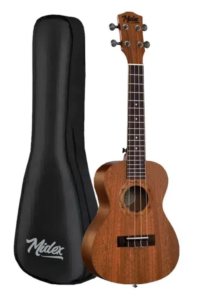Midex CT-24M Set Maun Concert Ukulele (Nota Sticker Askı Pena)