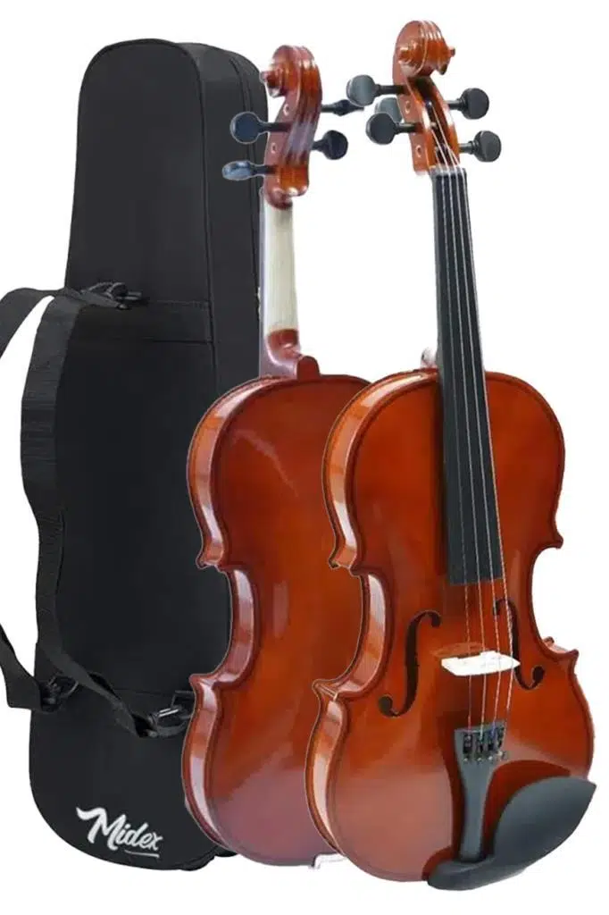 Midex CVL-741-TYS Profesyonel 1/4 Çocuk Kemanı Seti 6-8 Yaş (Yastık Tel Çanta Yay Susturucu Reçine)