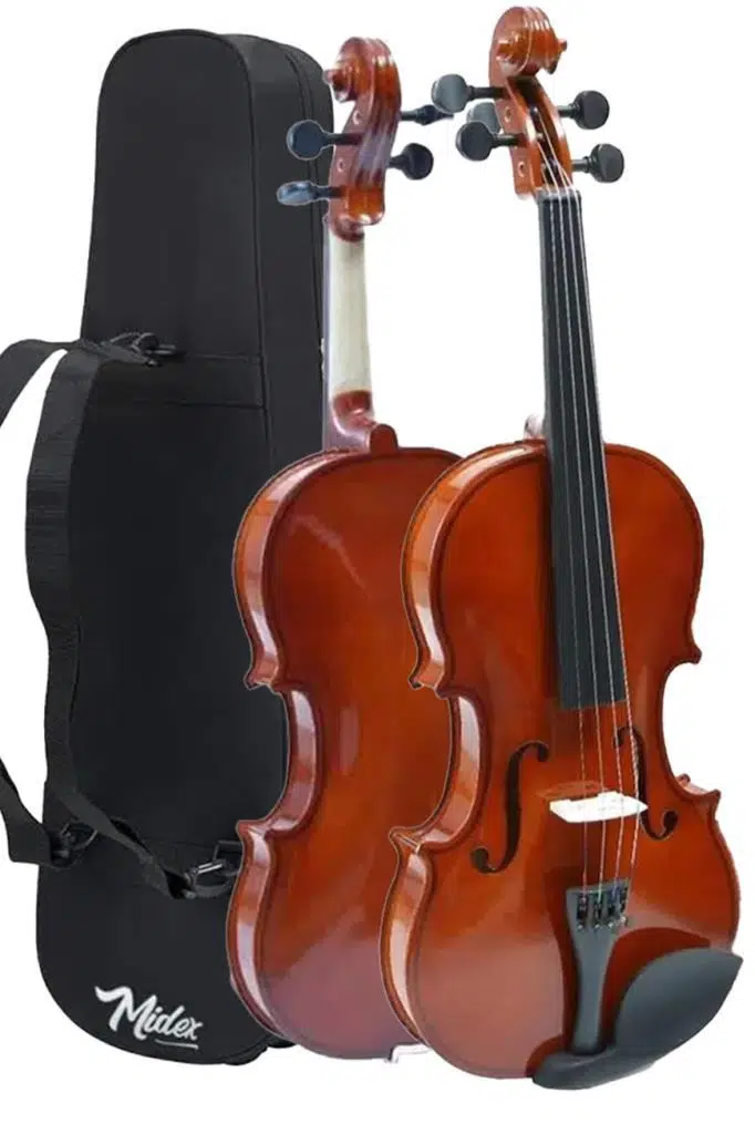 Midex CVL-743-TYS Profesyonel 3/4 Çocuk Kemanı Seti 10-13 Yaş (Yastık Tel Çanta Yay Susturucu Reçine)
