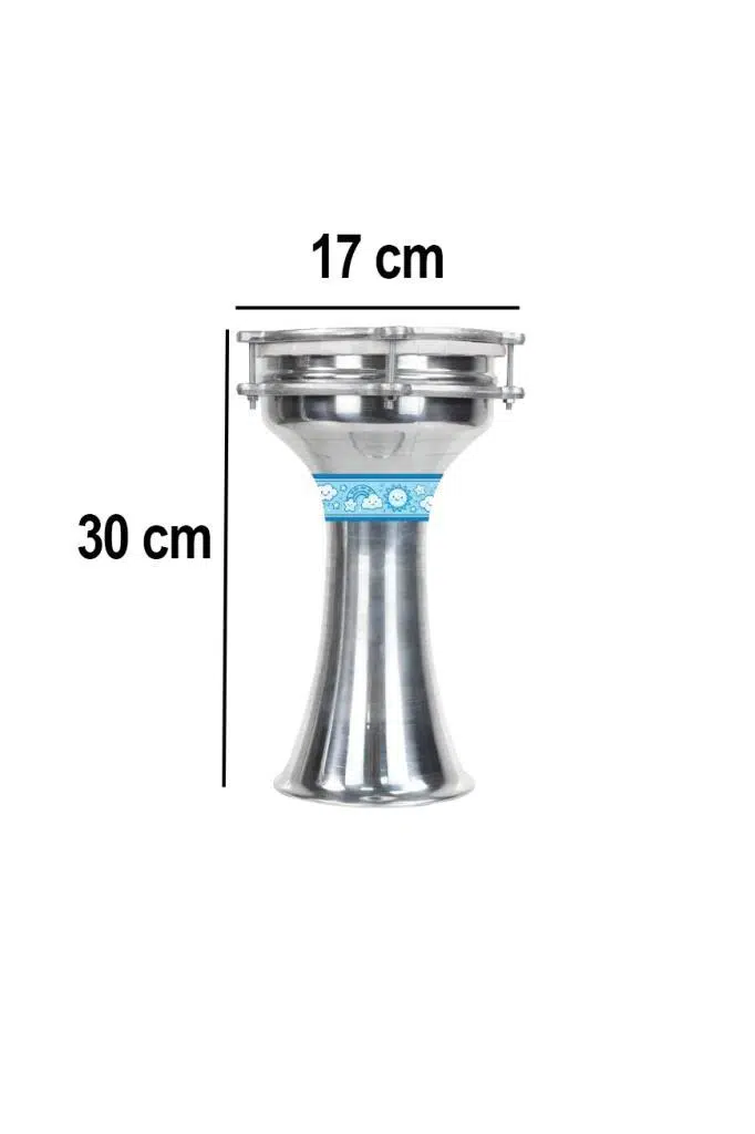 Midex DBK-01BL Çocuklar İçin1 Numara Alüminyum Darbuka Seti 30x17 cm)