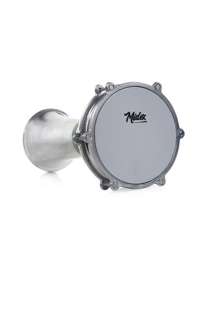 Midex DBK-04 Yetişkinler İçin 4 Numara Büyük Boy Alüminyum Darbuka (38 x 20 cm)