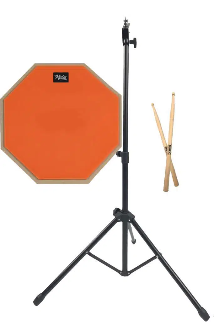 Midex DD-1012-PAK Bateri Davul Çalışma Pedi Seti 12 İnç Drum Practice Pad