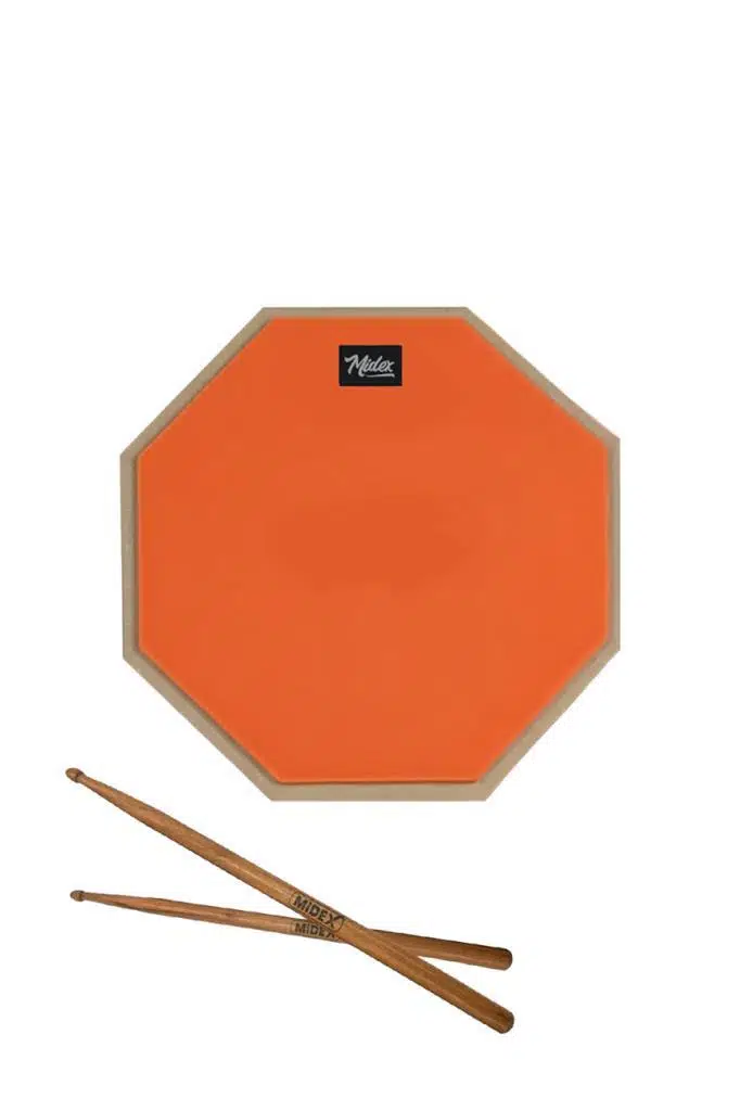 Midex DD-1080-C Bateri Davul Çalışma Pedi 8 İnç Drum Practice Pad