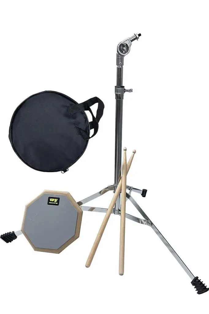 Midex DD-139 Profesyonel Bateri Davul Çalışma Pedi Seti Drum Practice Pad (Stand ve Çanta ile)