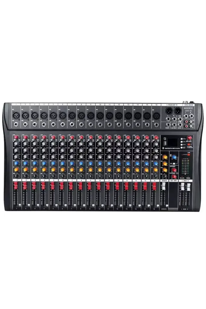Midex Deck Mikser 16 Kanal Ses Mikseri (DM-16)