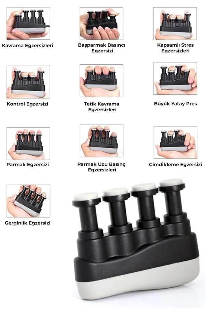 Midex F15 Gitar Çalmak İçin Parmak Güçlendirici Parmak Kuvvetlendirme Cihazı