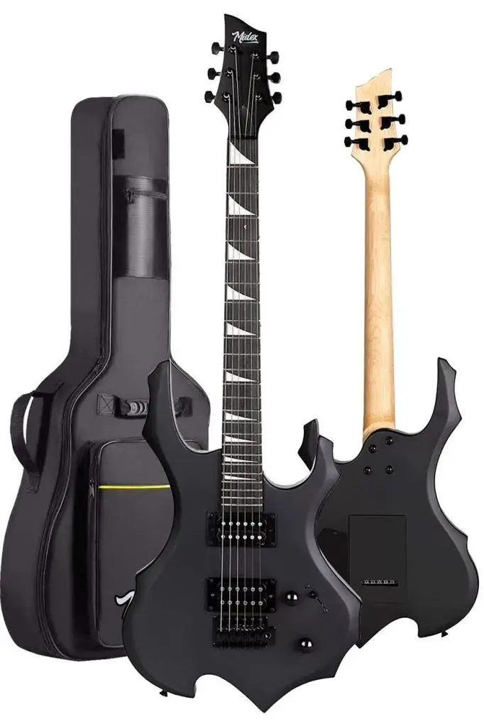 Midex Force Masif Ağaç Üst Seviye Elektro Gitar H-H Profesyonel Full Set Aksesuarlı