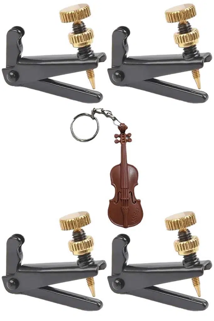 Midex FX1-4X Keman Fix Keman İnce Akort İçin Fix (4 Adet Tam Set)