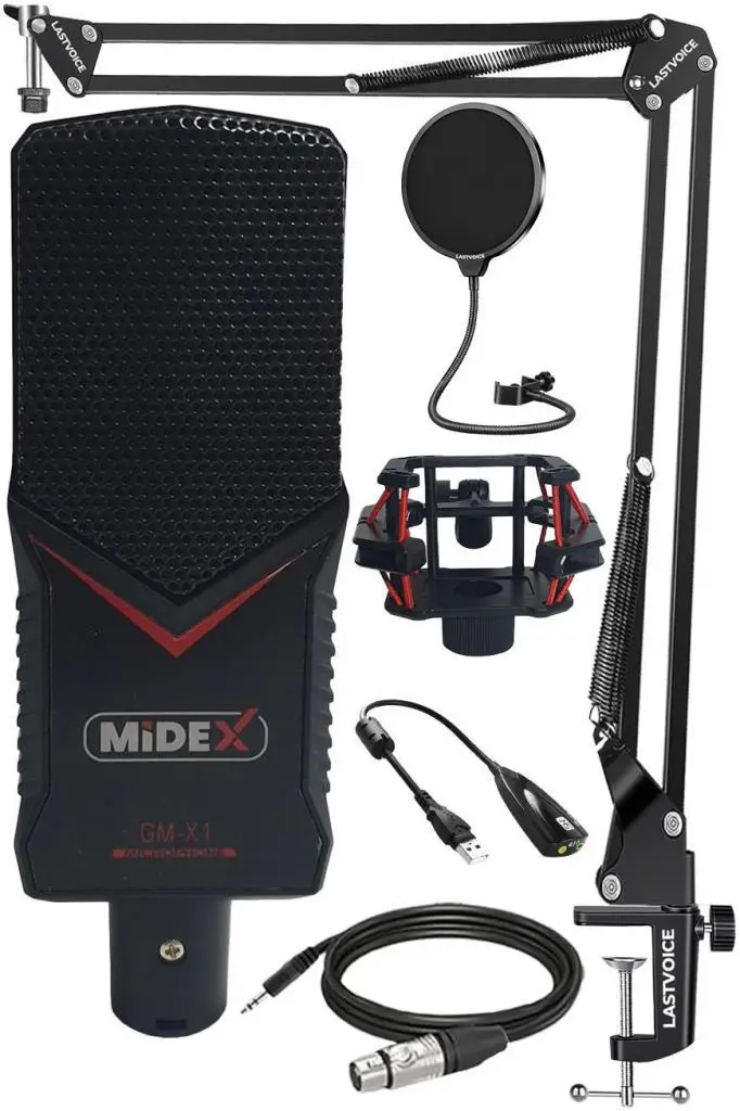 Midex Gaming GMX1ST Oyuncu Mikrofonu Tak Çalıştır Oyun Mikrofonu (Bilgisayar ve Telefon)