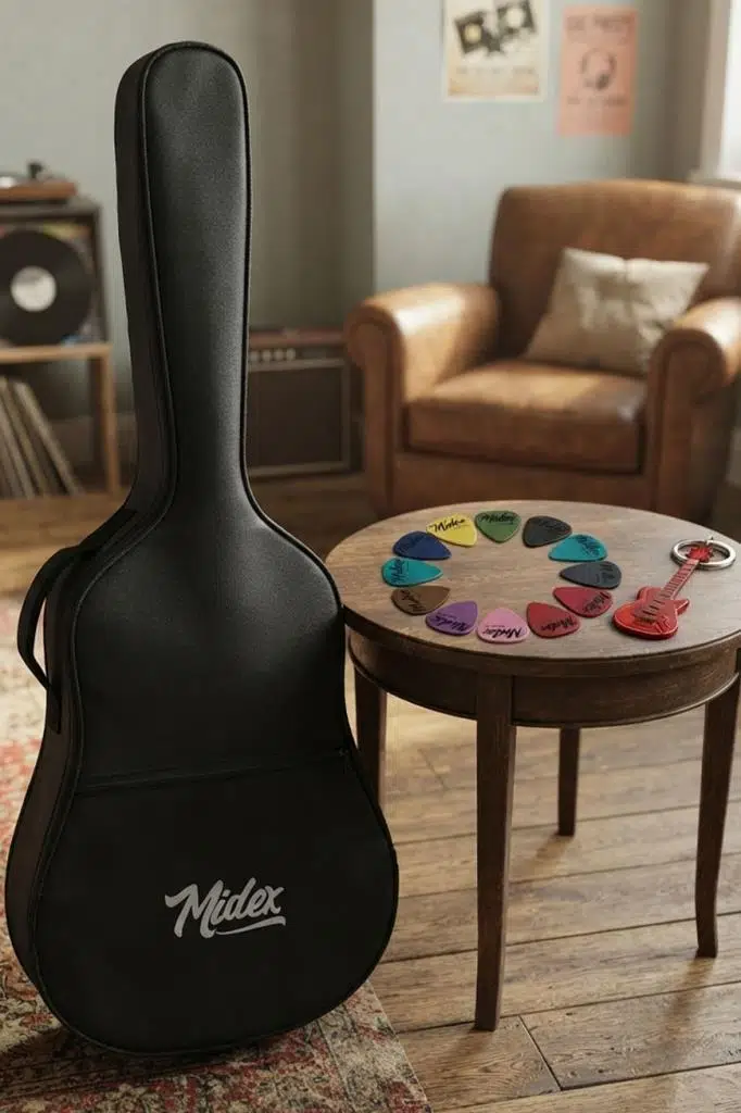 Midex GK-30E Elektro Gitar Çantası Kaliteli Siyah Kılıf