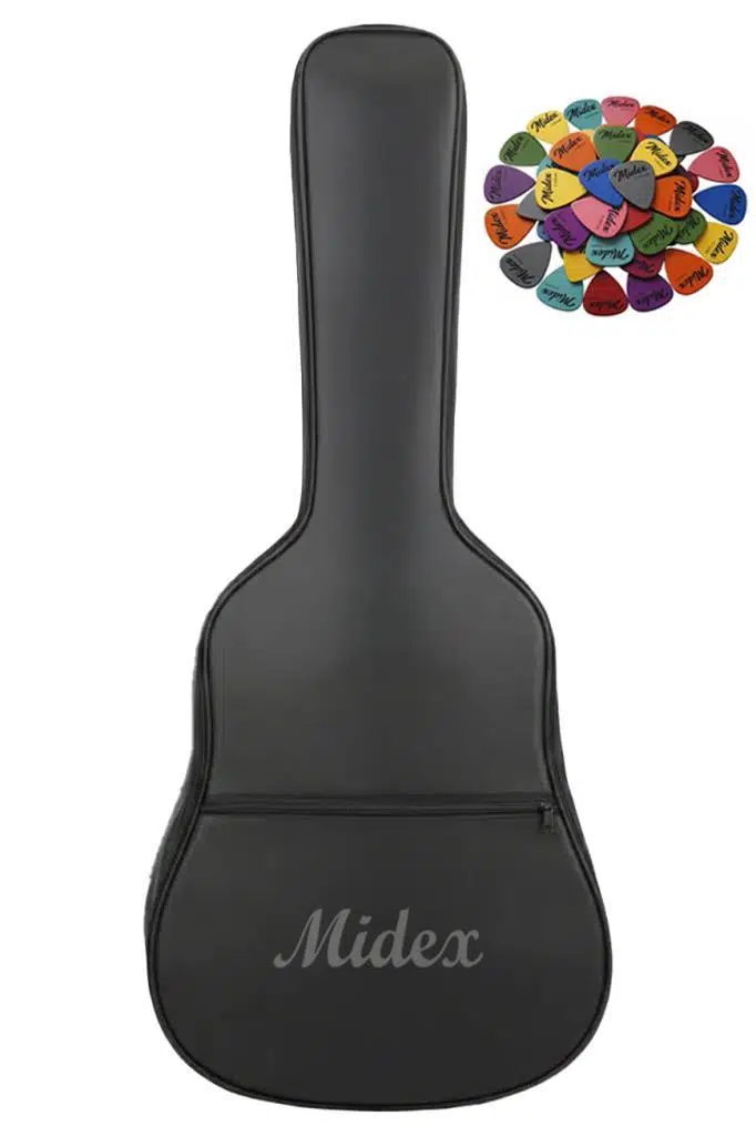 Midex GK-40K-10X 10'lu Klasik Gitar Çantası Kaliteli Siyah Kılıf