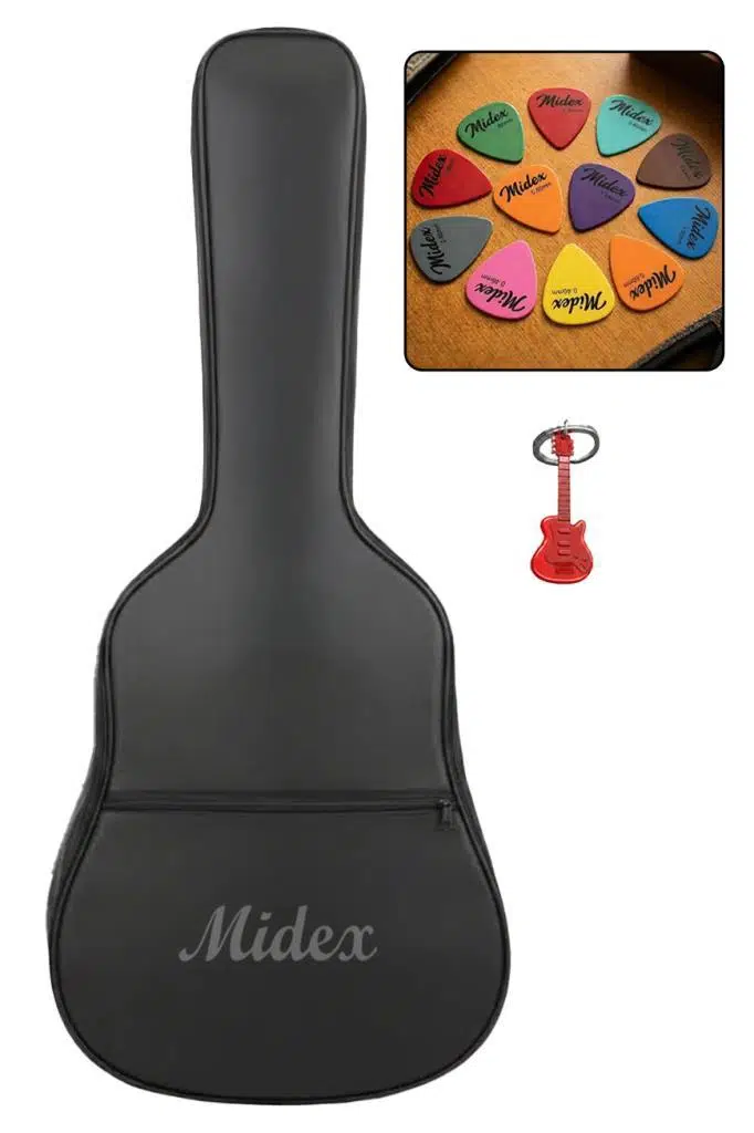 Midex GK-40K Klasik Gitar Çantası Kaliteli Siyah Kılıf