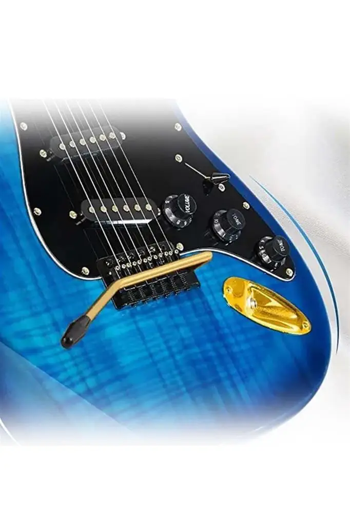 Midex GLC-40BL-50AMP Elektro Gitar Seti 50 WATT Şarjlı BT Amfi Kulaklık ve Full SET