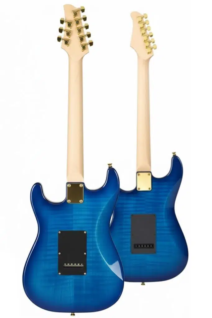 Midex GLC-40BL-AMP Elektro Gitar Seti 25 WATT Şarjlı BT Amfi Full SET