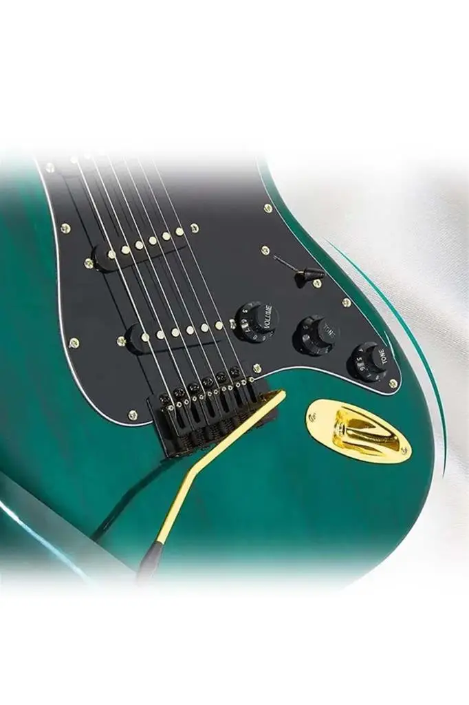 Midex GLC-40GR-50AMP Elektro Gitar Seti 50 WATT Şarjlı BT Amfi Kulaklık ve Full SET