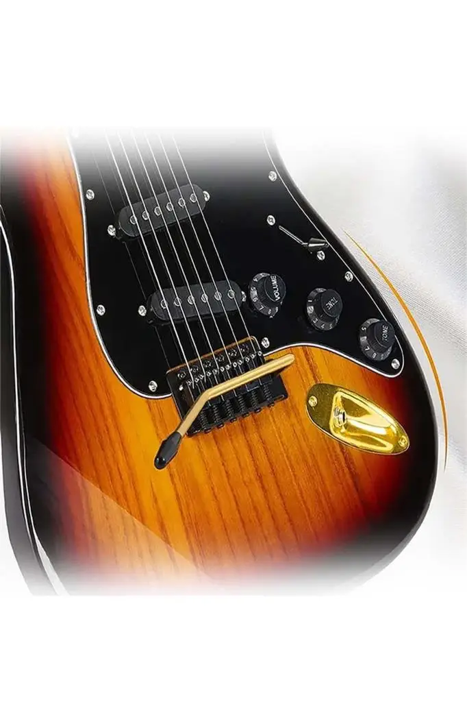 Midex GLC-40SB Profesyonel Elektro Gitar Sunburs (Stand Gigbag Askı Capo Tuner Pena Kablo Yedek Tel)