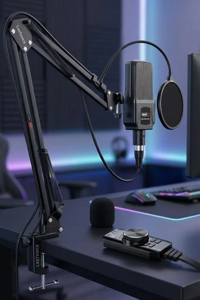 Midex GM-PRO-STB Gaming 7.1 Ses Kartı ve Mikrofon Seti Canlı Yayın LOL PUBG