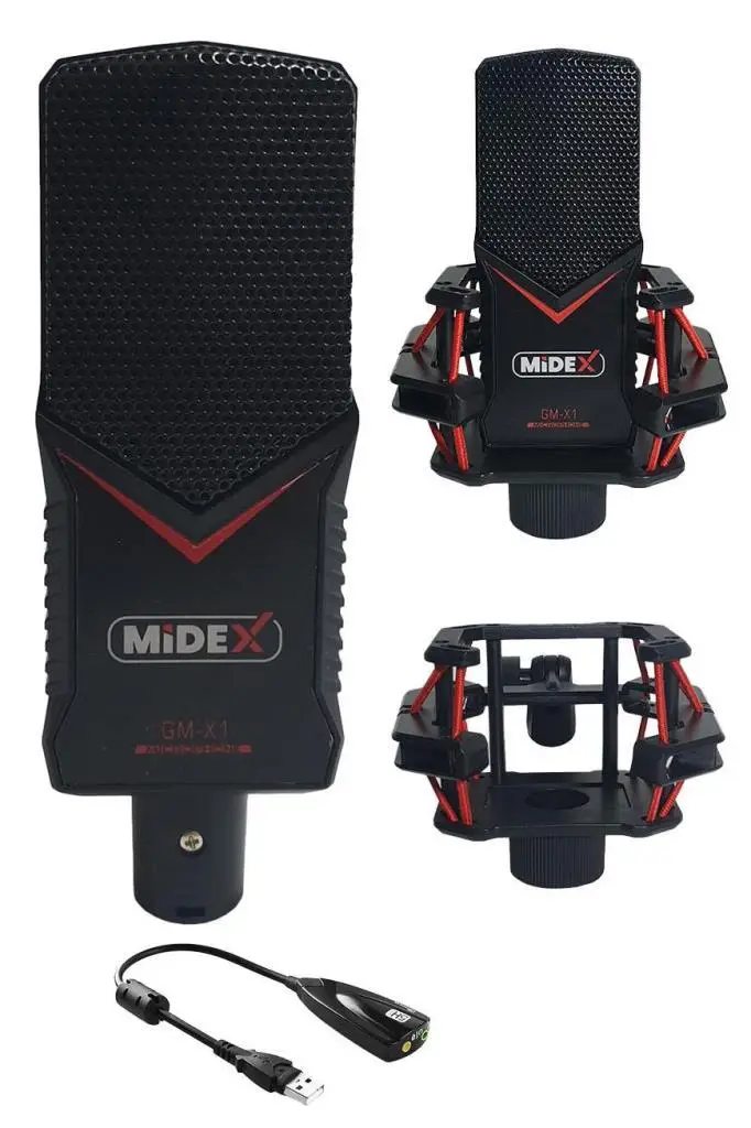 Midex GMX-1 Condenser Stüdyo Mikrofonu (PC ve Telefon)