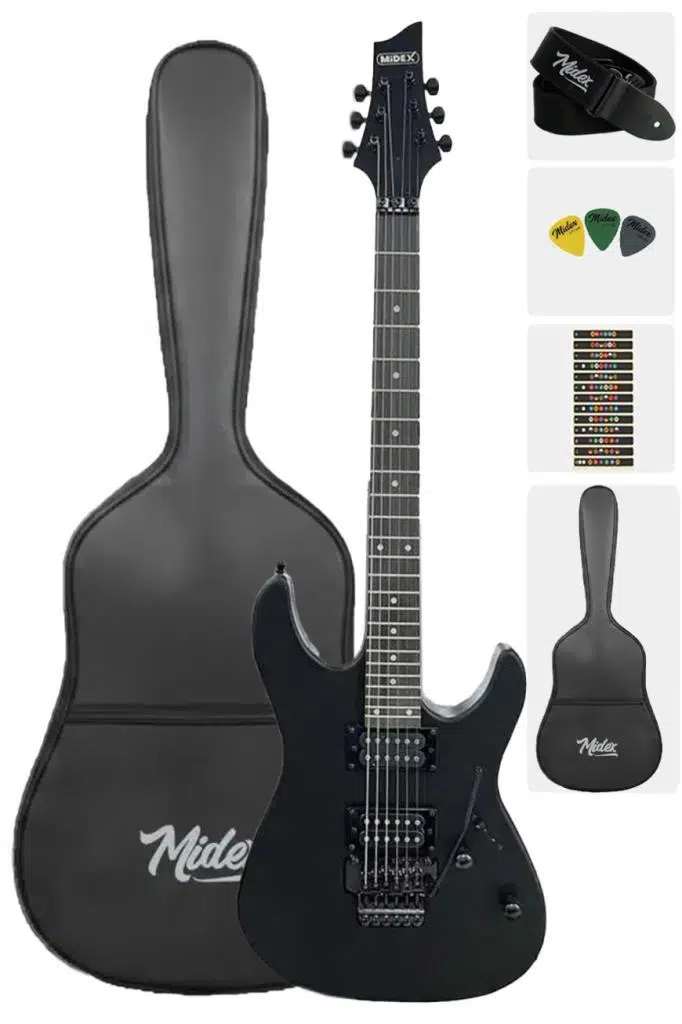Midex GRX-300BK-OUT Elektro Gitar (OUTLET)