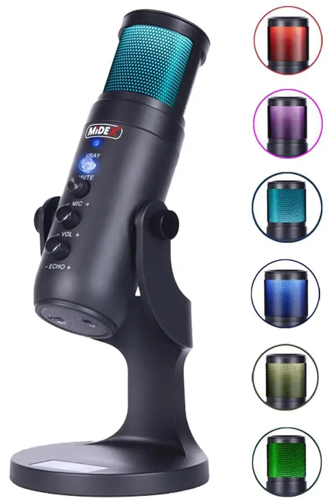Midex Hype USB Oyuncu ve Yayıncı Mikrofonu (Kayıt Gaming Tiktok Twitch Canlı yayın Discord Youtube)