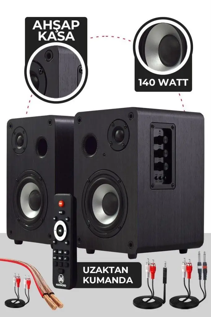 Midex İmpressive Paket-4 Stüdyo Ekipmanları Seti (Monitör Mikrofon Ses Kartı Kulaklık Midi Klavye)