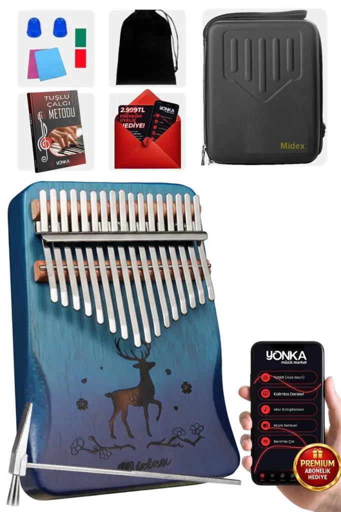 https://www.yonkamuzikmarket.com/midex-klx-511cs-gigbagli-hakiki-agac-geyik-desenli-kalimba-17-tuslu-full-set