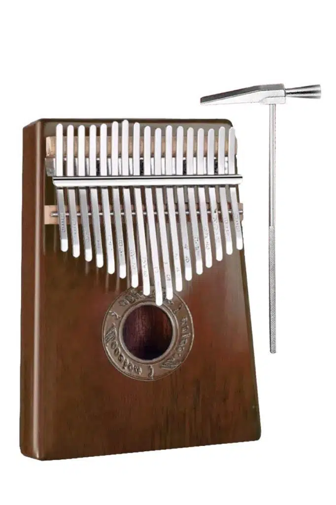 Midex KLX-553 Kalimba 1. Sınıf Maun Ağacı Mineral Çelik Paslanmaz 17 Tuş Tam Set