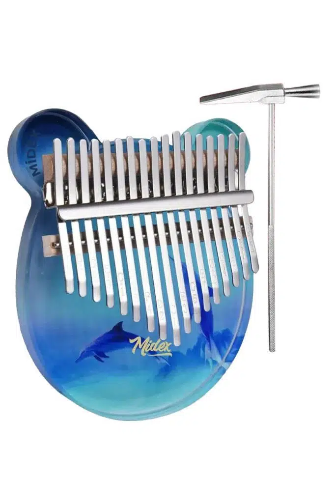 Midex KLX-650-PAK Okyanus Cam Kalimba 17 Tuşlu Full Set