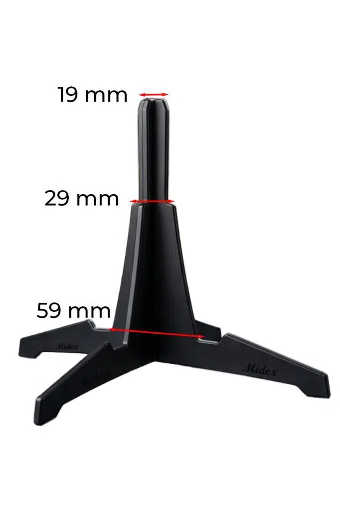 Midex KYS-30 Klarnet ve Yan Flüt Standı Sehpası Üflemeli Çalgılar için (19-29-59 mm Çap)