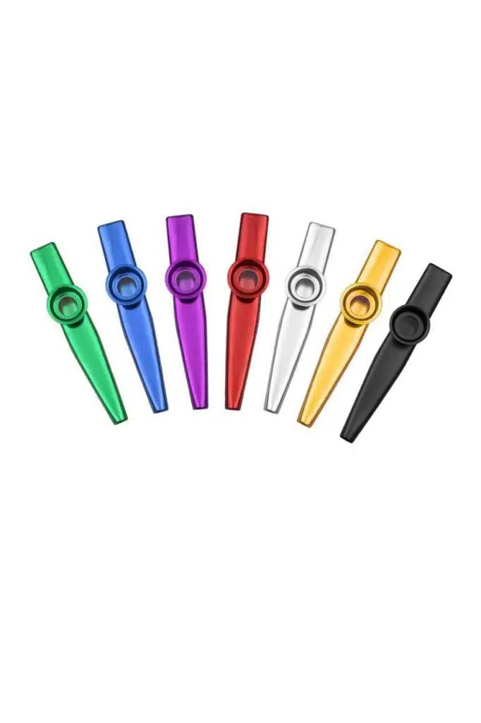 Midex KZ-25X Renkli Full Set Plastik Kazoo 7'li Set Tüm Renkler