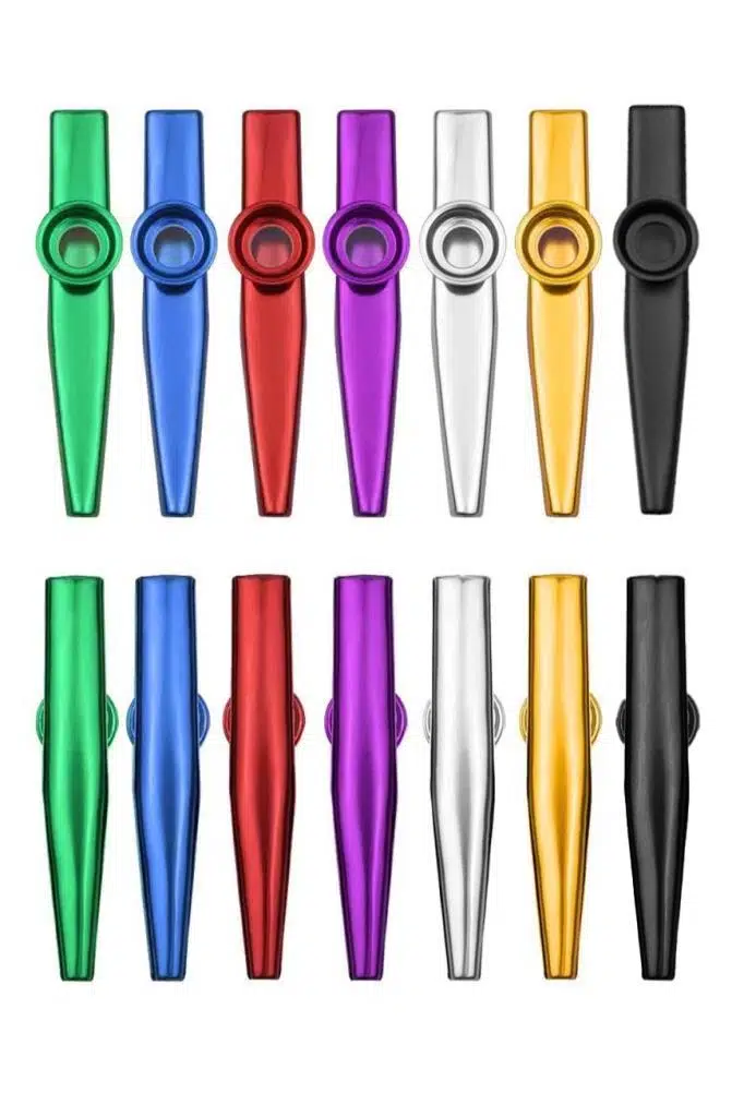 Midex KZ-25X Renkli Full Set Plastik Kazoo 7'li Set Tüm Renkler