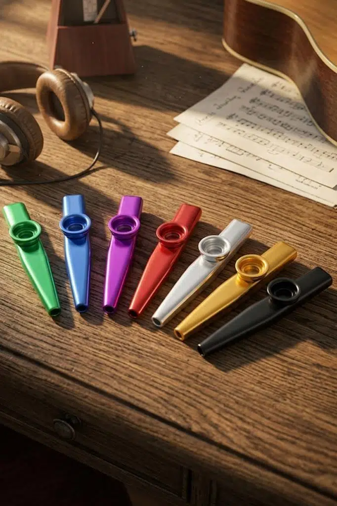 Midex KZ-25X Renkli Full Set Plastik Kazoo 7'li Set Tüm Renkler