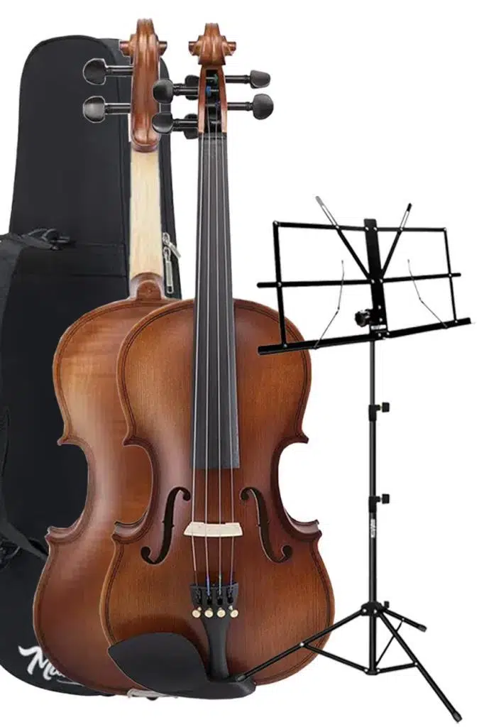 Midex LMA-644-NTYS Profesyonel Keman 4/4 Tam Boy (Nota Sehpası Yastık Yedek Tel Çanta Yay Reçine Metod)