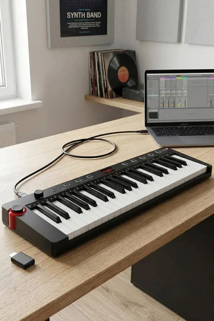 Midex MD-499 Midi Klavye Keyboard 49 Tuşlu Hassasiyet Özellikli