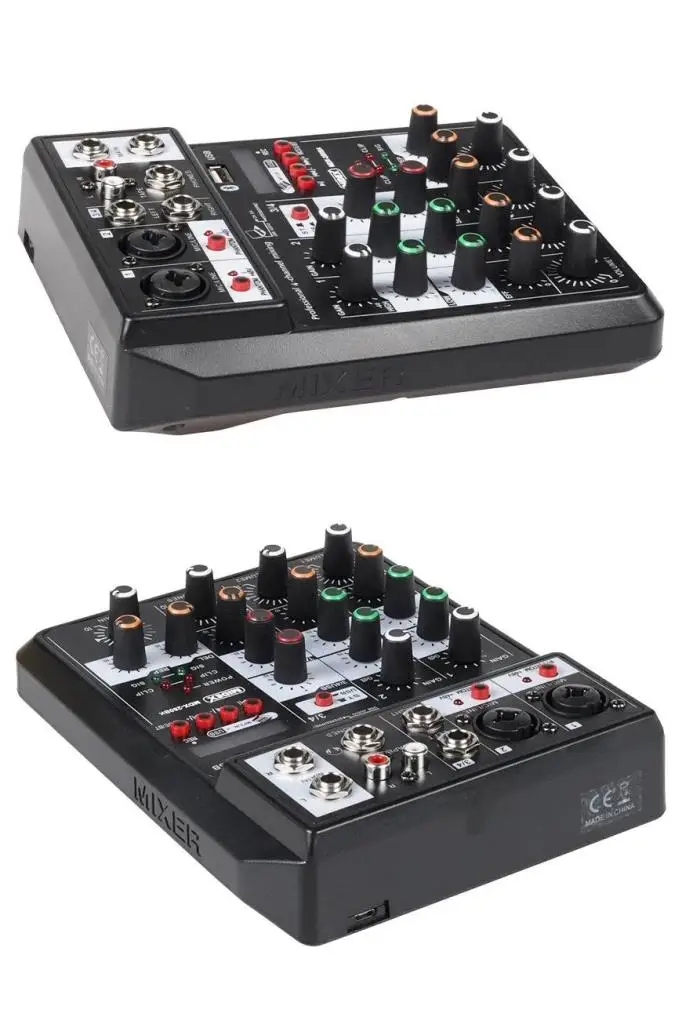 Midex MDX-280BK Ses Kartlı Ses Mikseri Stüdyo Kayıt Mixer