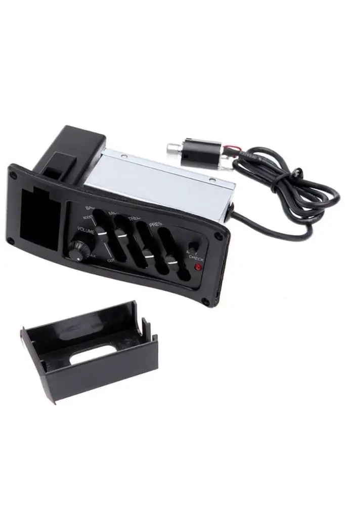 Midex ME-40 Gitar Preamp 4-Band EQ Ekolayzer Piezo Pickup Amplifier Tunerli