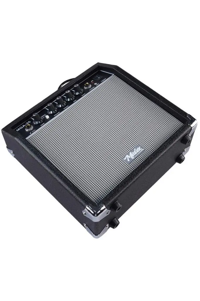 Midex MGA-35BK Elektro Gitar Amfisi 35 WATT Gain Özelliği Kulaklık Çıkışı