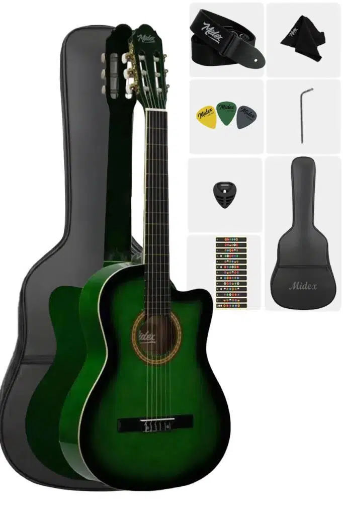 Midex MGX-100GR-OUT Üst Seviye Klasik Gitar 4/4 (OUTLET)