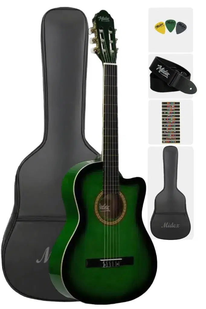 Midex MGX-100GR-OUT Üst Seviye Klasik Gitar 4/4 (OUTLET)