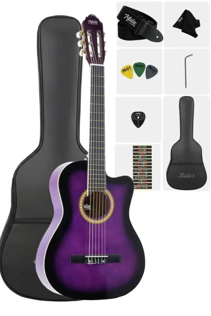 Midex MGX-100PRP-OUT Üst Seviye Klasik Gitar 4/4 (OUTLET)
