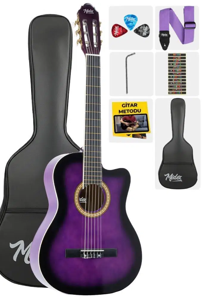 Midex MGX-100PRP-OUT Üst Seviye Klasik Gitar 4/4 (OUTLET)