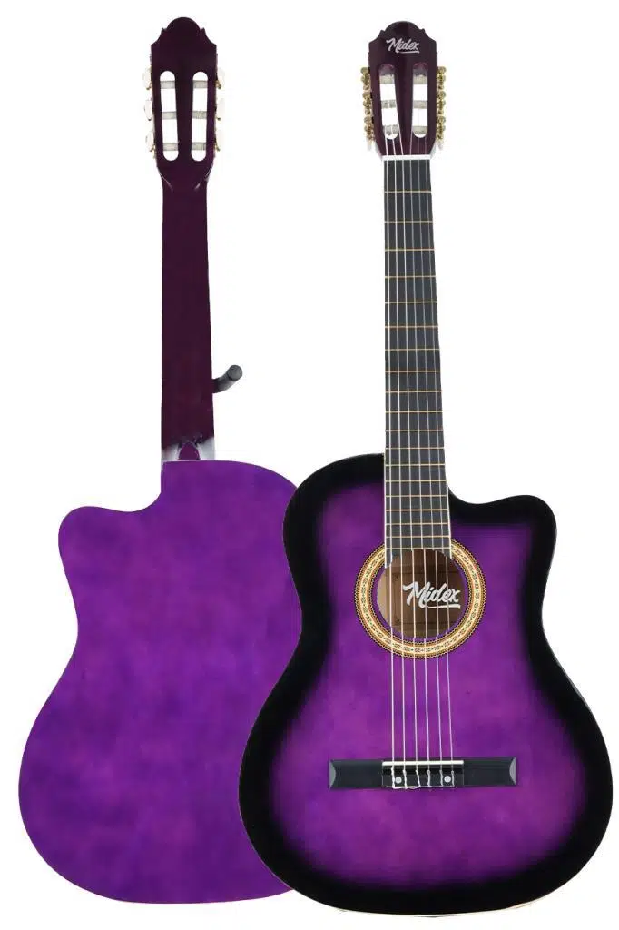 Midex MGX-100PRP Üst Seviye Klasik Gitar 4/4 Sap Ayarlı (Çanta Askı Capo Metod Pena)